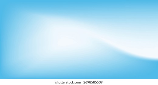 Top background with metal mirror texture. blue gradient surface with light gloss simple texture