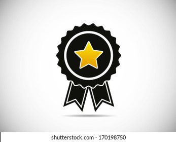 Top Badge Ribbon Icon