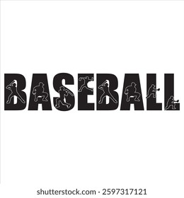 Top Baseball Typography T-shirt Design Vector, Sports Lover Quotes, Baseball Sports Illustration