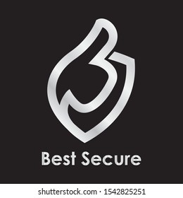top best great  secure guard shield modern minimalist isolated background