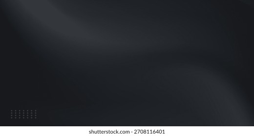 Habitación de estudio Top Black. Limbo fondo de foco gris oscuro. Abstractas telón de fondo 3D para la presentación del producto. Escena de pared mínima. Escaparate, exhibición de la promoción. Diseño de Vector
