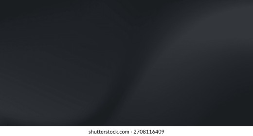 Habitación de estudio Top Black. Limbo fondo de foco gris oscuro. Abstractas telón de fondo 3D para la presentación del producto. Escena de pared mínima. Escaparate, exhibición de la promoción. Diseño de Vector