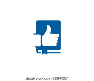 Top Book Icon Logo Design Element
