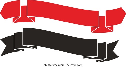 Top and bottom views of a red and black mechanical component with mounting holes
