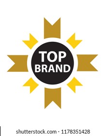 
Top brand logo design, the logo is designed using black and gold, suitable for various uses