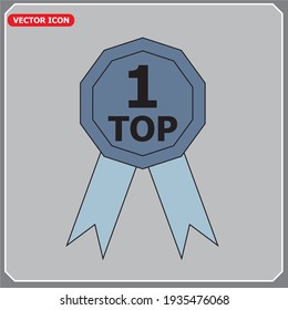 top brand vector logo icon. eps 10