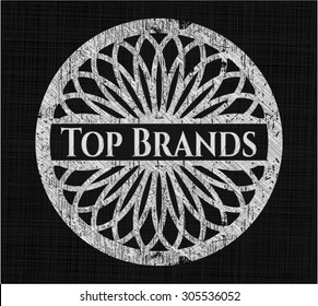 Top Brands chalk emblem