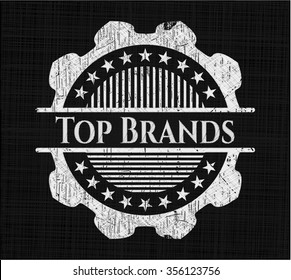 Emblema de pizarra de marca superior