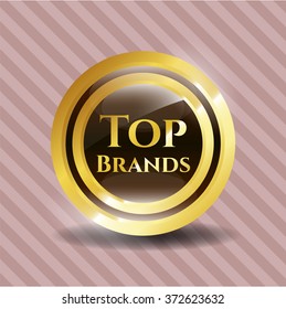 Top Brands golden badge