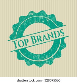 Top Brands Grunge Seal