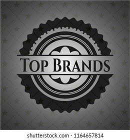 Top Brands retro style black emblem