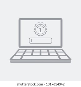 Top browser search engine on laptop