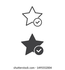 Top business rating or business value icon.