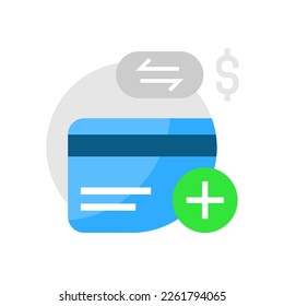 top up button, transfer, add money to account concept illustration flat design vector eps10. modern graphic element for landing page, empty state ui, infographic, icon