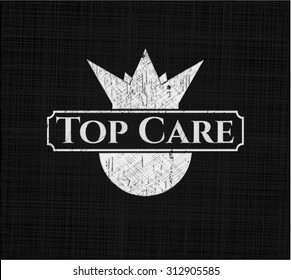 Top-Care-Kreide-Emblem