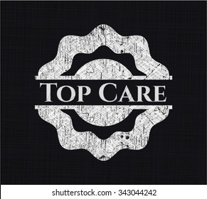 Top Care chalkboard emblem