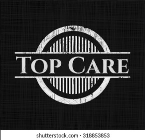 Top Care on chalkboard