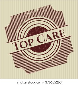 Sello de goma de Top Care
