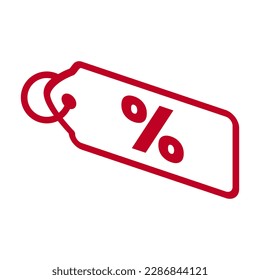 Top choice Discount Icon Vector Illustration Logo Template. Editable graphic resources for many purposes.