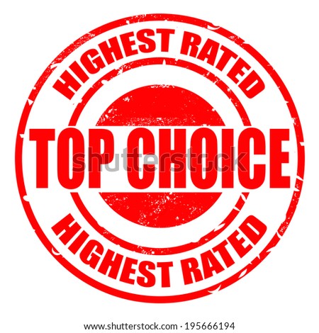 top choice highest rated  grunge stamp with on vector illustration