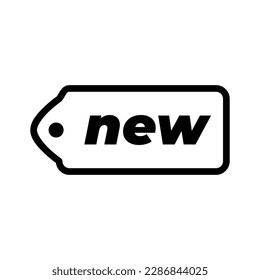 Top choice of new label icon vector, illustration symbol template in outline trendy style. Editable graphic resources for many purposes.