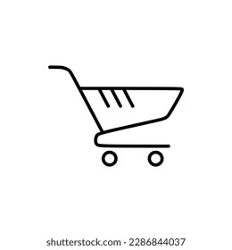 Top choice of Trolley Icon Vector Illustration Logo Template. Editable graphic resources for many purposes.