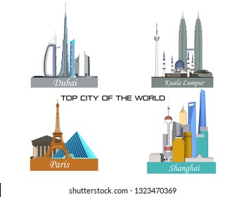Top cities in the world such as Bangkok, New York, Paris, Kuala Lumpur, Shanghai, London, Dubai