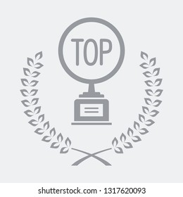 Top competition cup icon