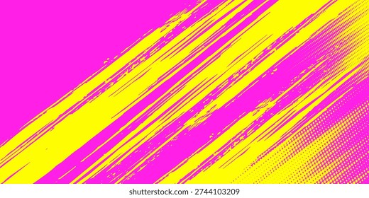 Top Dark Pink and yellow Background graphic vector