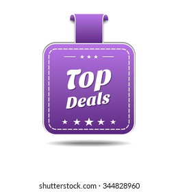 Top Deals Violet Vector Icon Design