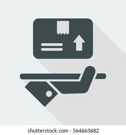 Top delivery services - Vector web icon