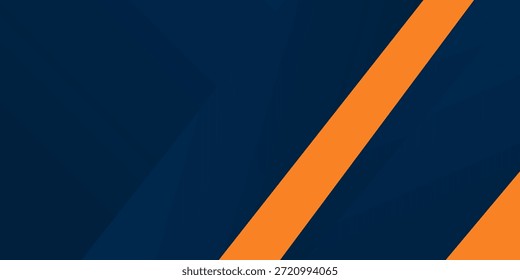Diseño superior geométrico azul oscuro y naranja tema cuadrado arte de textura de superposición