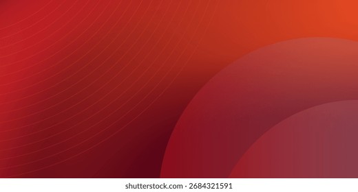 Roter Hintergrund. Modernes und kreatives Trenddesign in Vektormodern