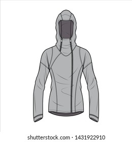 TOP fashion flat sketch template