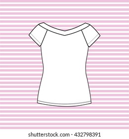 Top female. Women's blouse. sleeveless T-shirt