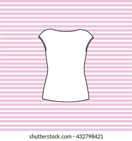 Top female. Women's blouse. sleeveless T-shirt