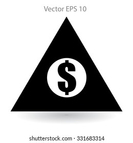 Top Of The Financial Pyramid Vector Illustration