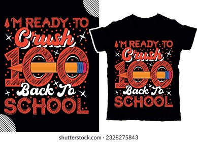 At the top of the front side, write the phrase "Back to School" in bold, eye-catching letters. 