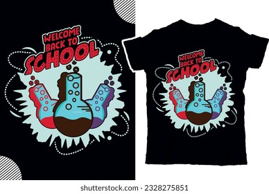 At the top of the front side, write the phrase "Back to School" in bold, eye-catching letters. 