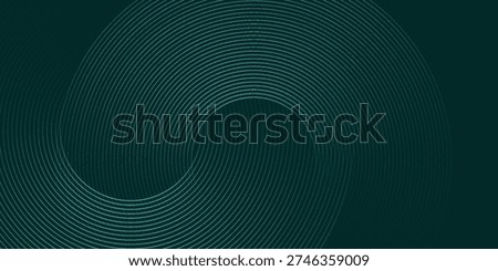 Top geometric lines glowing on a dark green background.  gradient geometry