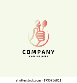 Top Hand Food Logo Icon Vector Template