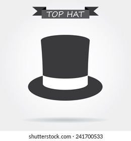 Top hat icon 