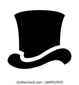 top hat icon isolated sign symbol vector illustration - high quality black style vector icons
