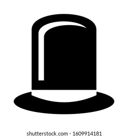 top hat icon isolated sign symbol vector illustration - high quality black style vector icons
