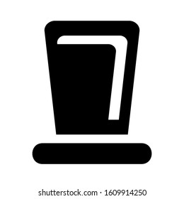 top hat icon isolated sign symbol vector illustration - high quality black style vector icons
