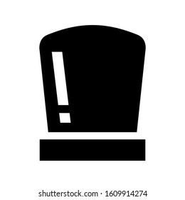 top hat icon isolated sign symbol vector illustration - high quality black style vector icons
