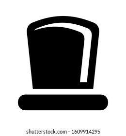 top hat icon isolated sign symbol vector illustration - high quality black style vector icons
