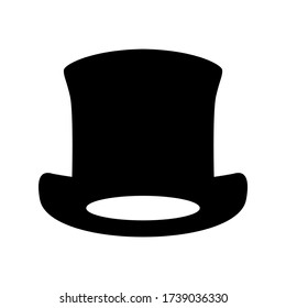 top hat icon or logo isolated sign symbol vector illustration - high quality black style vector icons
