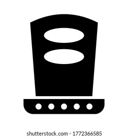 top hat icon or logo isolated sign symbol vector illustration - high quality black style vector icons
