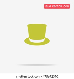 Top hat icon. Vector concept illustration for design.
